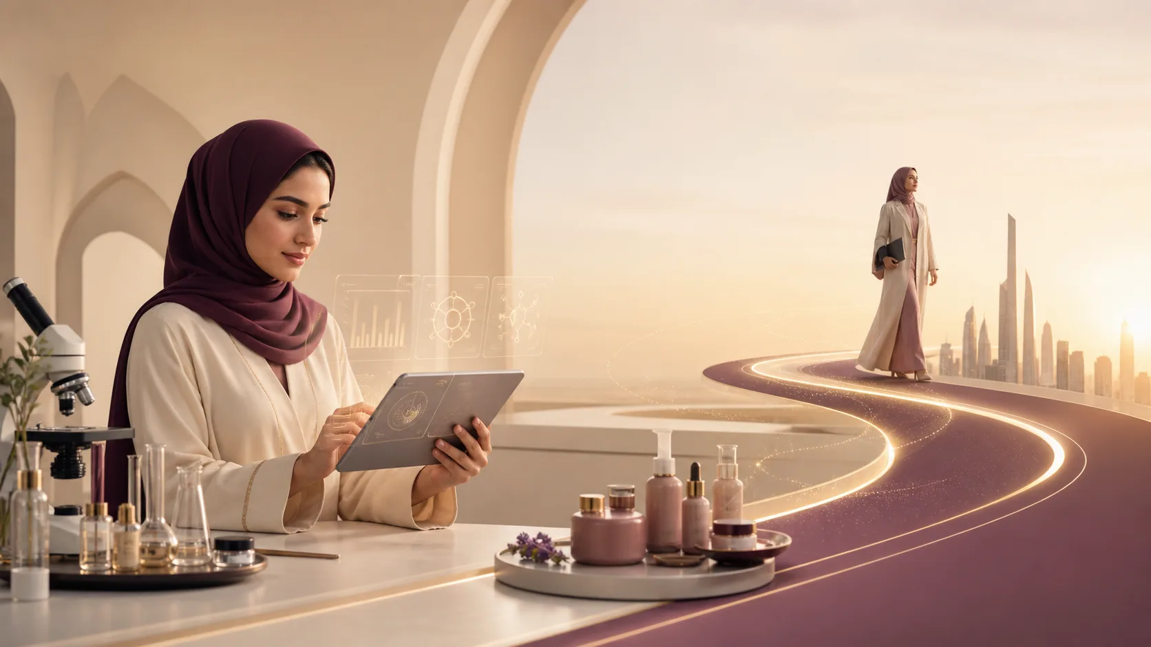 رحلة متعلّمة عربية من المختبر إلى مستقبل مهني واعد